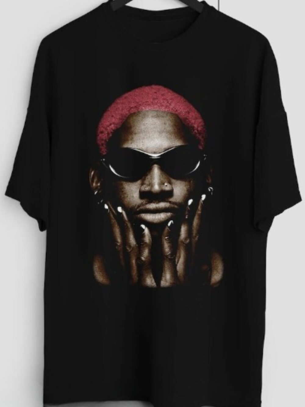 Dennis Rodman T-Shirt, 90s Retro Basketball Legend Fan Shirt